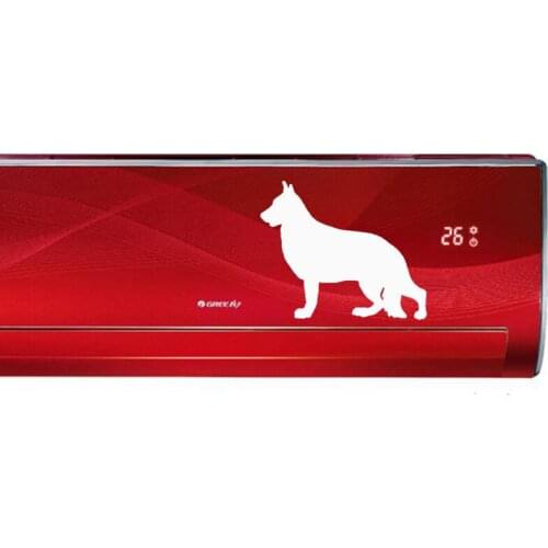 EmpireYing 3 Sizes 8 Colors 2 X Loyal German Shepherd Dog Scout Car Sticker Door Kayak Styling Waterproof Reflective Vinyl Decal