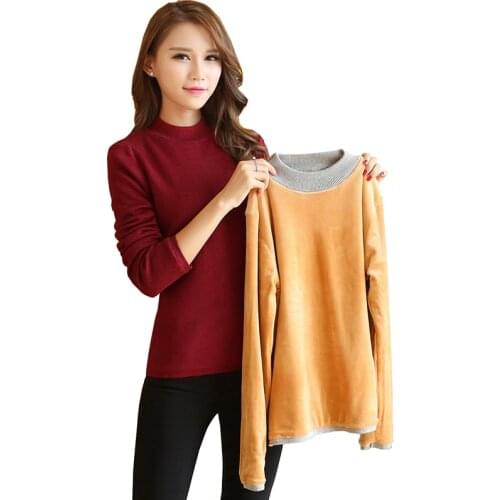 Autumn Velvet thickening Pullover Sweater 2018 new women Sexy wool knit Turtleneck sweater women Warm winter Thick sweater
