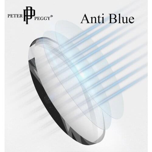 Custom a Pair Of Anti Blue Optical Lens Blue Light Blocking Prescription Scratch-resistant Myopia Presbyopia