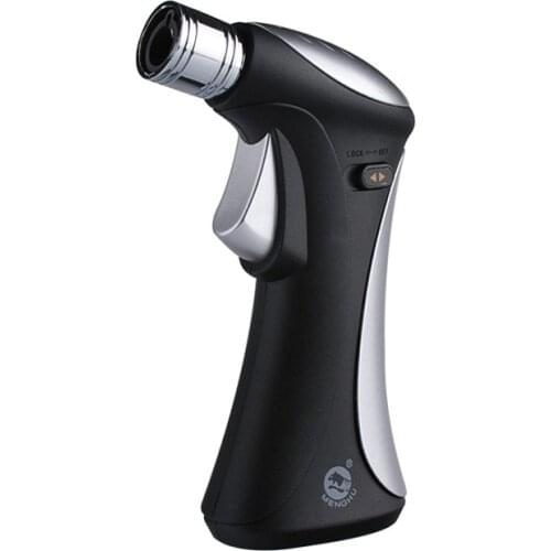 Plastic Spray Gun Jet Torch Turbo Butane Cigar Lighter Cigarette Windproof Safety Lock for Child Fire Ignition Burner NO GAS