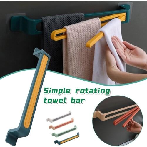 Towel Holder Porte Serviettes Salle Bain Kitchen Bathroom Toalha Banheiro Toallero Adhesivo Towel Rack Accroche Torchon Mural