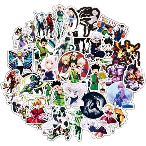 10/30/50pcs/pack Japanese anime HUNTER×HUNTER Stickers Flakes For Cars Motorcycles Childrens toys Luggage Skateboards Computers