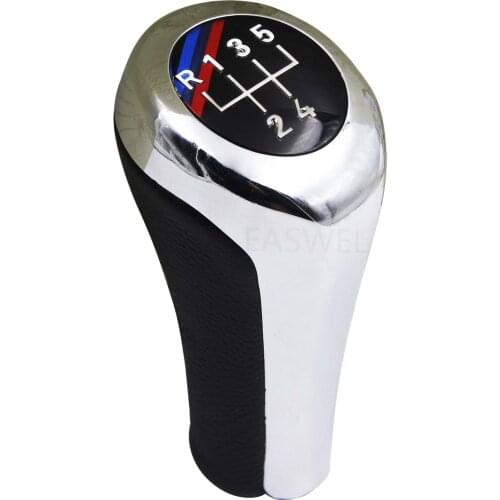 Performance Chrome 5 Speed Gear Shift Knob For BMW 1 3 5 6 E36 E46 E34 E38 E61