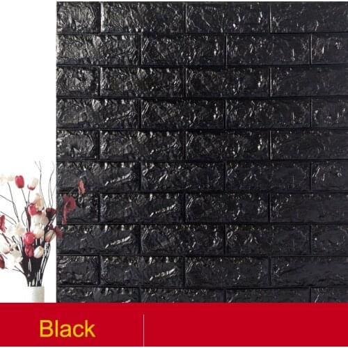 77x70cm Self Adhesive Wallpaper DIY Wood Grain Stickers Living Room 3d Brick Wallpaper For Kids Room Bedroom Home Decor