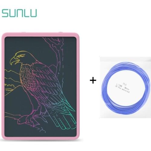 SUNLU 3D Pen PLA Filament Refills With Wrinting Pad Set Childrem Draw Tablet Writing Pad