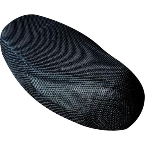 For Yamaha YBR125 YBR-125 Motorcycle Seat Cushion Heat-proof Pad 3D Breathable Thermal Insulation Black Scooter Cover