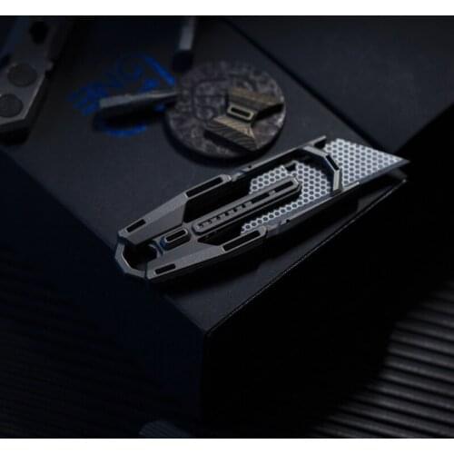ONE UK-11 Titanium Alloy EDC Utility Knife One Tactical Paper Box Opener Wallpaper Knife