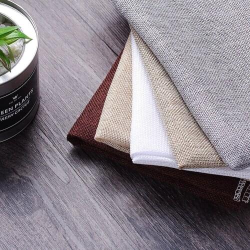 45*50cm Solid Color Background Cloth Imitation Linen Woven Fabric Vintage Photography Props Studio Photo Shooting Backdrop Cloth