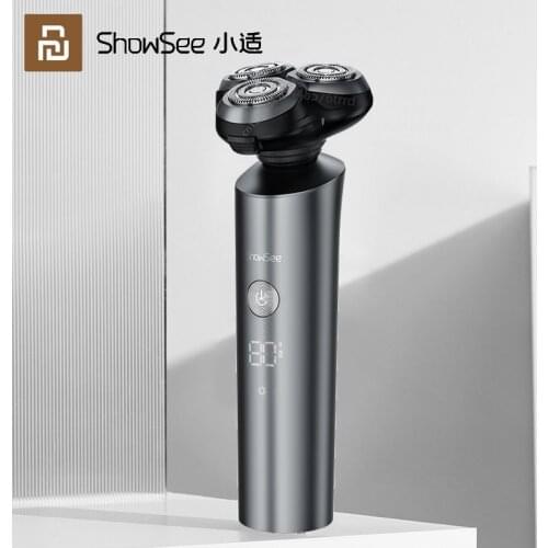 Xiaomi Showsee Electric Shaver Razor Beard Trimmer For Men Dry Wet Beard Trimmer Portable Rechargeable Shaving Machine F305