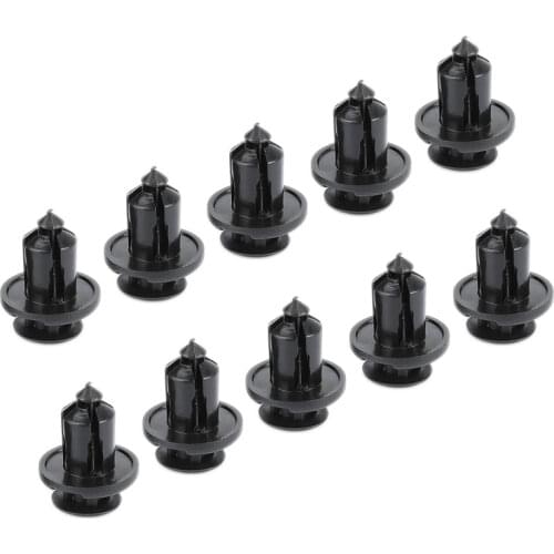 10pcs 8mm Auto Fasteners Rivets Clips Car Bumper Door Panel Fender Liner Clips Retainer Trim Rivet for Honda Accord