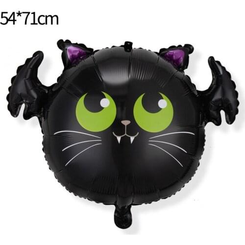 10pcs Halloween Pumpkin Ghost Balon Halloween Decorations Spider Foil Balloon Inflatable Toys Bat Globo Halloween Party Supplies