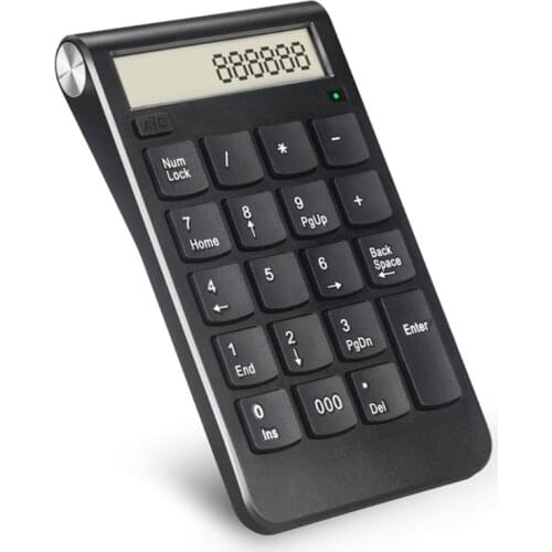 2.4G USB Wireless Numeric Keypad 20 Keys Digital Keyboard Laptop Computer Mini Numpad Portable Travel Home Office Keypad