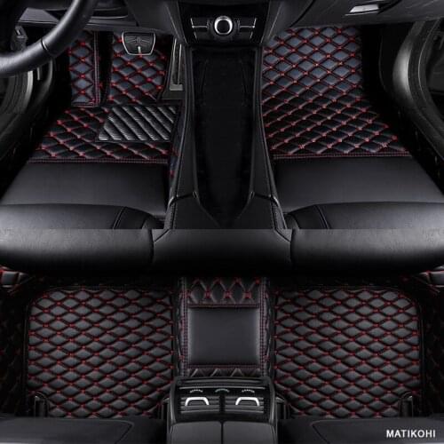 MATIKOHI Custom car floor mats for Cadillac Escalade SRX CTS ATS CT6 XT5 CT6 ATSL XTS SLS car accessories foot mats styling