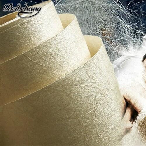 Beibehang Modern Simple Pure Purple Color 3D Silk Non woven Fabric Wallpaper Warm Living Room Bedroom TV Background Wall paper