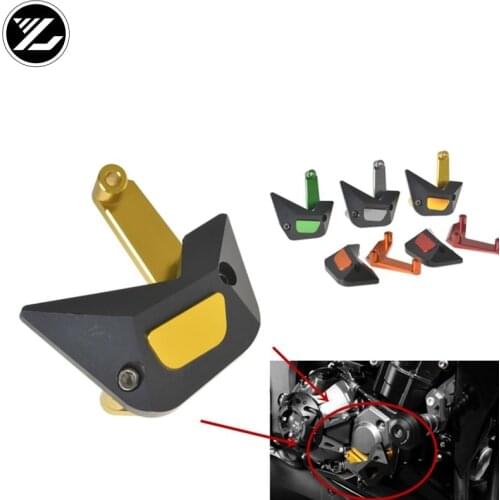 CNC Aluminum Motorcycle Motor Slider Right Side Cover Guard Black Green for Kawasaki Z1000 Z1000SX 2010-2017 Z900 Z900RS 2018