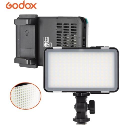 Godox LEDM150 9W 5600K Mobile Phone LED Video Light 150*LED Lamp beads Photo Fill Light for Camera Camcorder DV Cell phone