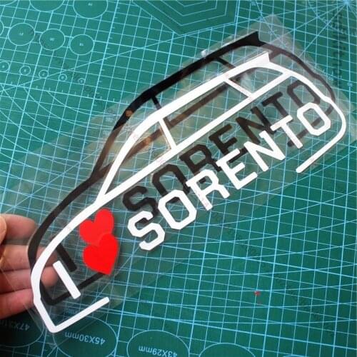 I love my car Decal Funny Creative Sticker Auto Styling Door Window Decoration For kia sorento accessories