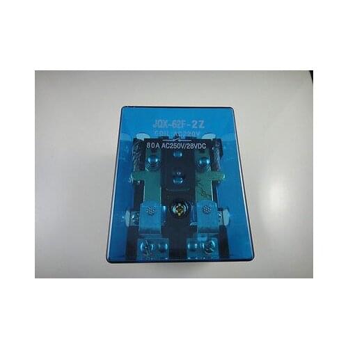 JQX-62F-2Z 80A 220V Coil High Power Relay 220V AC