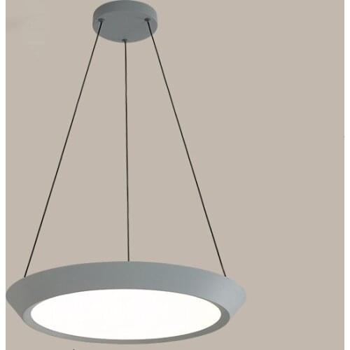 Dining room chandelier Nordic creative bedroom study light modern minimalist round home art bar net red chandelier