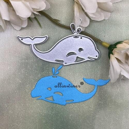 Whale Metal Cutting Dies Stencils For DIY Scrapbooking Decorative Embossing Handcraft Die Cutting Template