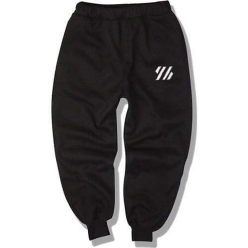 Mens New Fitness Sports Basketball Pants National Fashion Tie-In Socks And Bodywear Pants Black Loose Casual Training Leg Pants