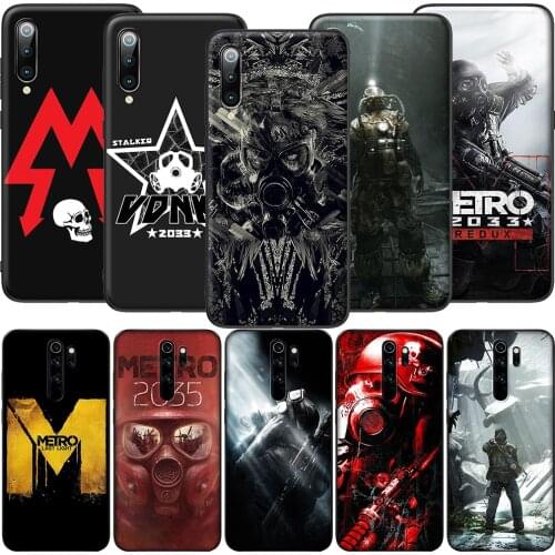 GX135 Metro 2033 Soft Silicone Case for Redmi Note 4X 5 5A Prime 6 6A 7 7A 8 8A 8T 9 9A 9C 9S Pro Lite