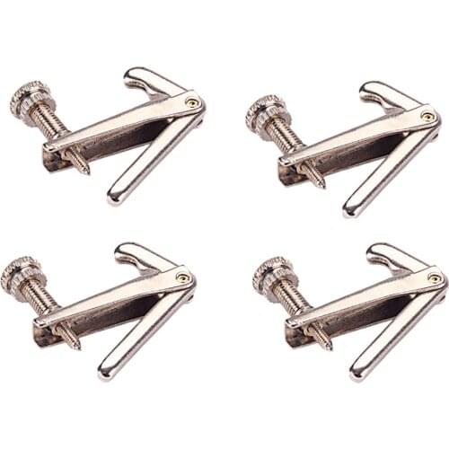 Set Of 4 Violin Fine Tuners String Adjusters For 3/4 4/4 Violin Accessory