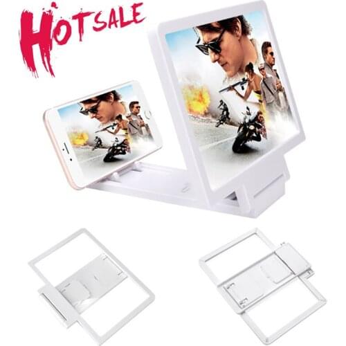 Desktop Phone Holder Stand Universal Mobile Phone Screen Magnifier 3D Enlarger Magnifying Video Amplifier Projector Bracket