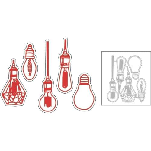 2020 New Bulb Embossing Metal Cutting Dies For DIY Background Decoration Album Greeting Card Scrapbooking Paper Craft No Stamps