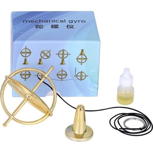 Newest Creative Finger Gyro Decompression Gyroscope Scientific Relieve Stress Toy Improve Childrens Attention Classic Toys