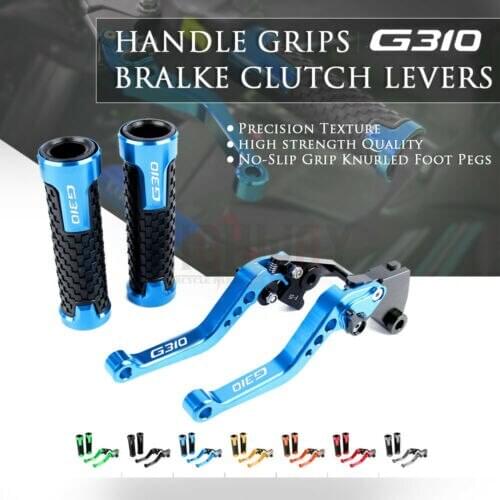 Brake Lever Handlebar Grips Grip CNC Aluminum Short Adjustable Brake Clutch levers For BMW G310R G310GS G310 R G310 GS 2017-2019