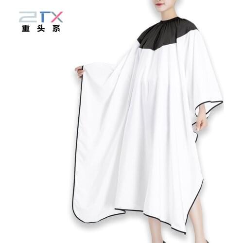 Splice Custom Logo Cutting Hair Waterproof Cloth Salon Barber Cape Hairdressing Hairdresser Apron Haircut Capes