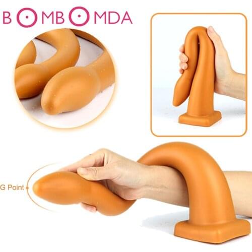 Super long anal dildo butt plug prostate massage anus dilator vagina masturbation adult erotic sex toy for women SM gay anal sex