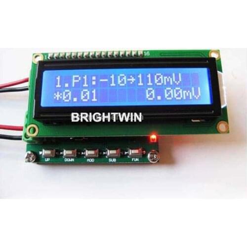 Accurate -100 to 1100mV mV Signal Generator Type N K Thermocouple Calibrator Simulator Module