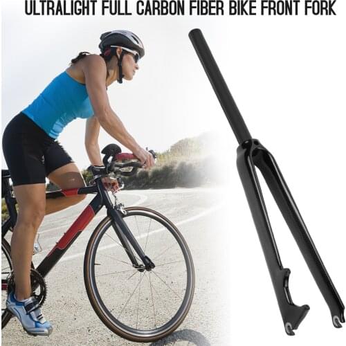 Ultralight Full Carbon Fiber Bike Front Fork 700C Road Bicycle Fork Cycling Bike Fork 28.6mm