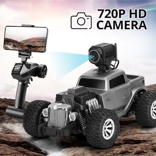 Off-Road Car Toy RC Car 1:18 2.4G RC Auto Camera HD 720P Electric Remote Control Toy Car On The Radio Controlled Rock Crawlers