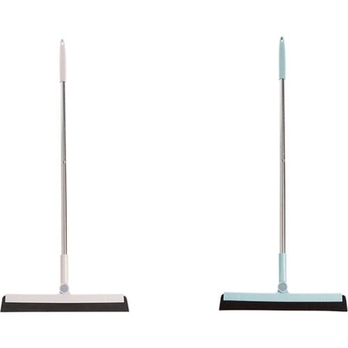 Rotating Cleaning Broom Household Glass Wiper Bathroom Floor Scraping Floor Cleaning Broom Pink