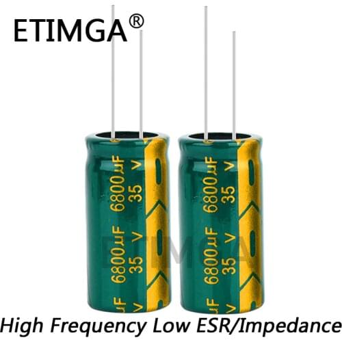 1pcs/lot 35v 6800UF aluminum electrolytic capacitor size 18*35 6800UF35V 20