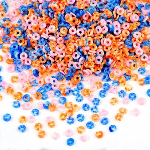 10g Candy Round Hollow Slices Decor Additives For Slimes Filler Supplies Charms Polymer Clay Accessories Manual Activities Kids