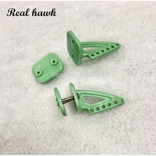 10 pcs 6 color With Screws hollow Pin Horns 20x27 4hole L20xH27 RC Airplanes Parts Electric Planes For Aeromodelling RC parts