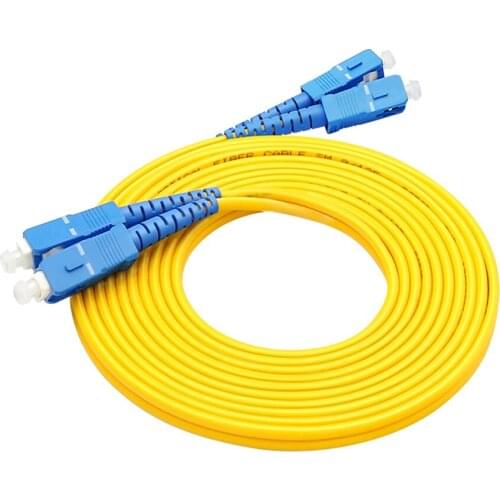 10pcs Premium 3M SC-SC SC Duplex 9/125 SingleMode SM Fiber Optic Cable Patch Cord Jumper,Telecom level, Wholesale