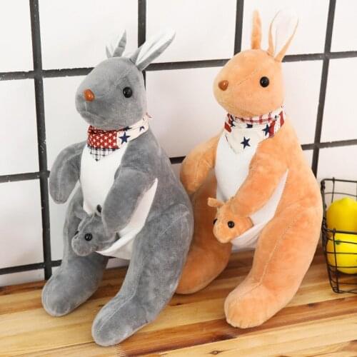 40cm cute cool kangaroo plush stuffed animal plush toys baby plush toys birthday gifts home decor supplies