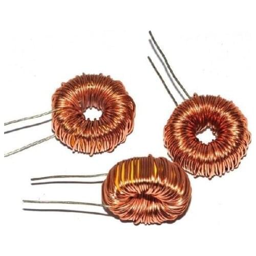 5Pcs Toroid Core Inductors Wire Wind Wound for DIY mah--100uH 6A Coil