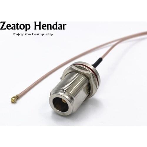 1Pcs Longer N Female Type to U.FL IPX Jack Antenna RG178 RF Pigtail Cable Connector for Wifi Router 10CM 15CM 20CM 30CM 50CM