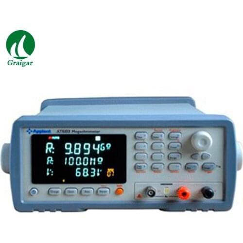 AT683 Insulation Resistance Meter 3-lines VFD Display High Resistance Meter