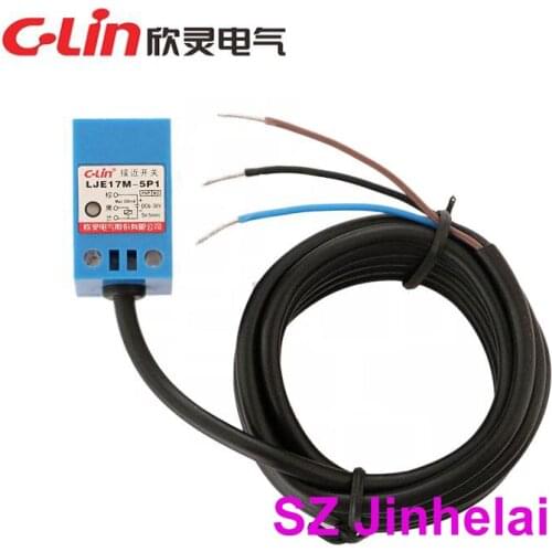 C-Lin LJE17M-5P1 LJE17M-5P2 Authentic original Angle type inductance Proximity switch PNP DC6-36V