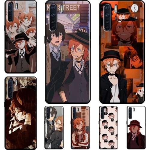 Bungo stray dogs Nakahara Chuuya anime Case For OPPO A72 A52 A92 A91 A15 A83 A3S A5S Reno 4 Pro Z 2Z A53 A31 A5 A9 2020 Coque