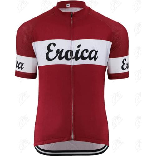 Summer Men Classic Retro Cycling Jersey Pro Team Road Racing Cyclist Wear Bike Clothing Breathable Bicycle Clothes Shirt
