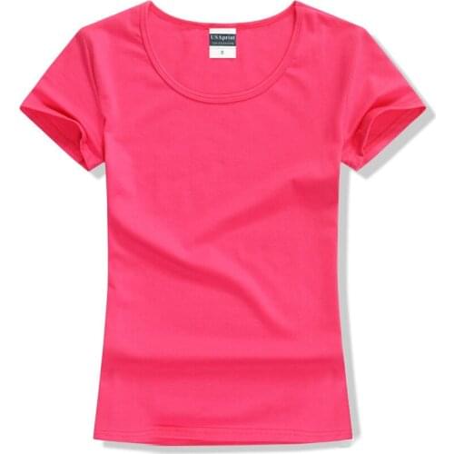 T Shirt Women Casual O-Neck T-shirt Summer Short Sleeve Shirts Cotton Tee Tops Womens Korean Fashion T Shirts Brand Clothing