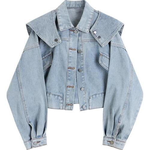 Женские джинсовые куртки Hmsevenjz China At AliExpress